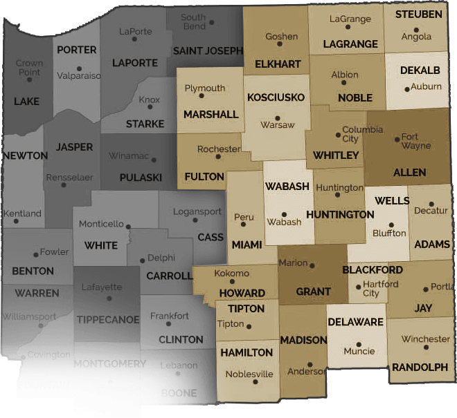 Map - Areas We Serve